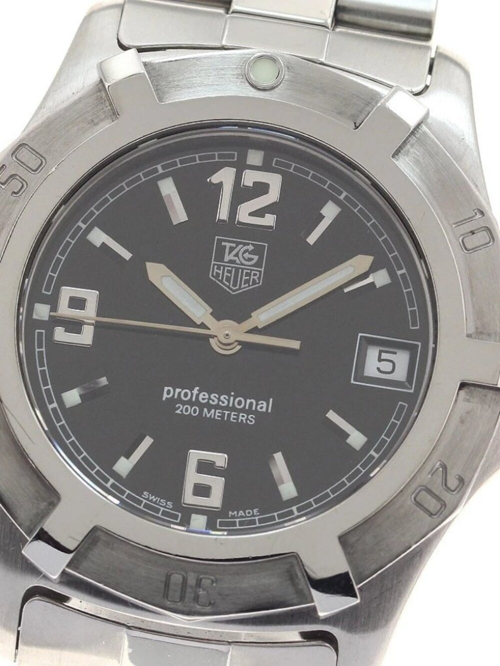 TAG HEUER 2000 Series Exclusive WN1110 Date black Dial Quartz Men's Watch_944440